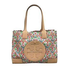 NWOT Tory Burch Bag Women’s 1 Size Ella Tote Medium Floral Print Fabric &Leather